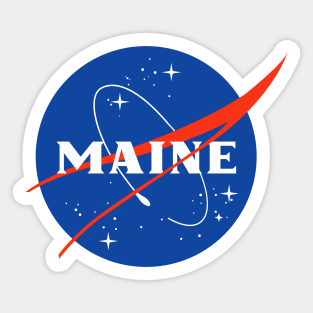 Maine Astronaut Sticker